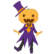 ハロウィン　かぼちゃのイラスト